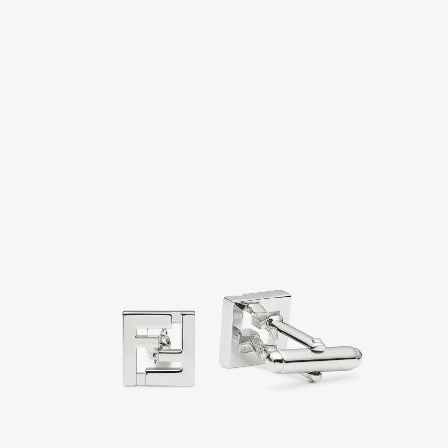 Valentine'S Day Gifts Fendi | Ff Cufflinks Silver