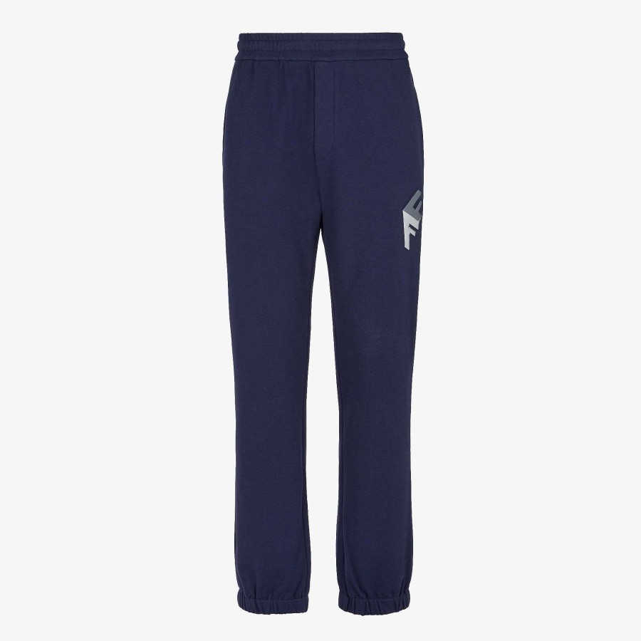 Men Fendi Activewear | Pants Blue