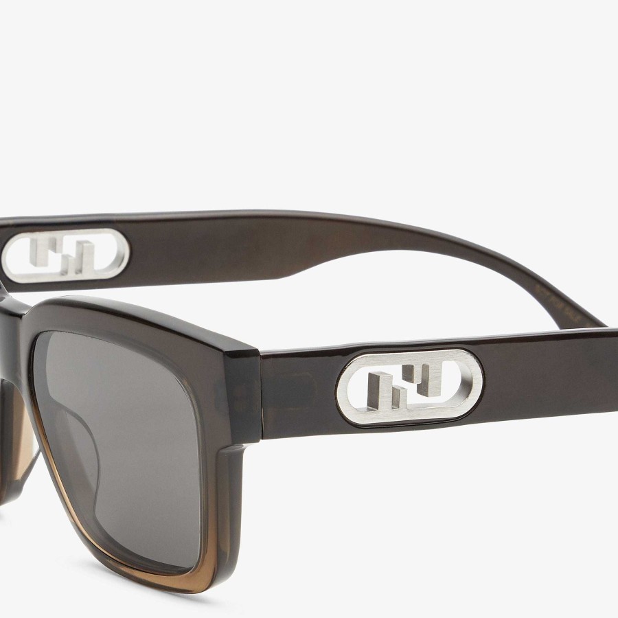 Men Fendi Sunglasses | Fendi O'Lock Brown