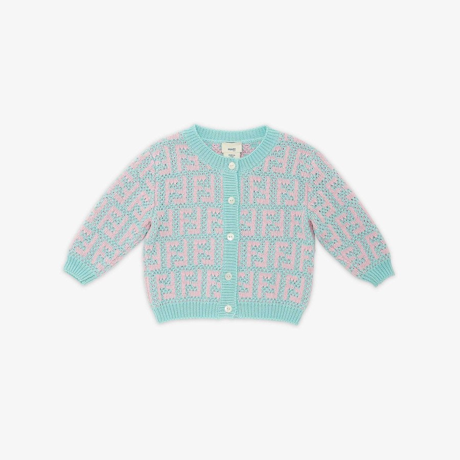 Kids Fendi Baby Girl | Baby Cardigan Multicolor