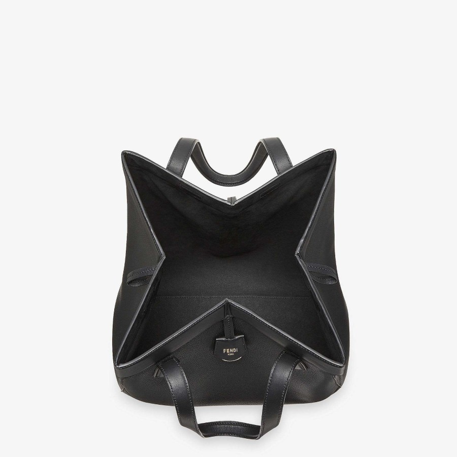 Women Fendi Bucket Bags | Fendi Origami Large Black