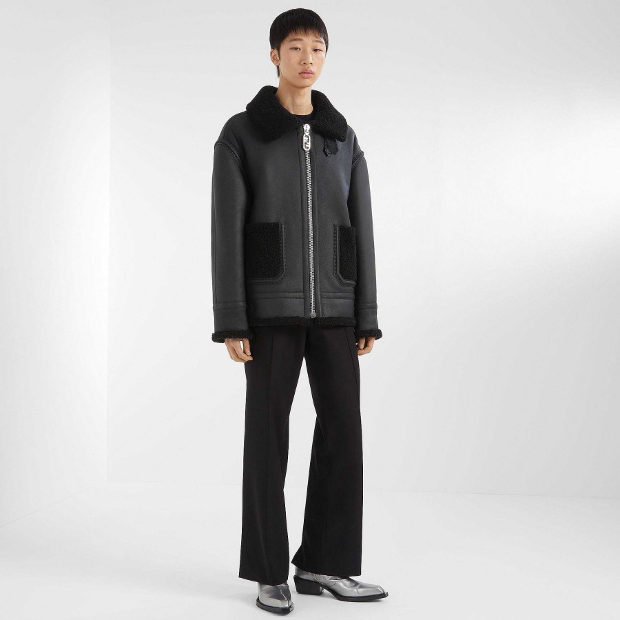 Men Fendi Outerwear | Jacket Black