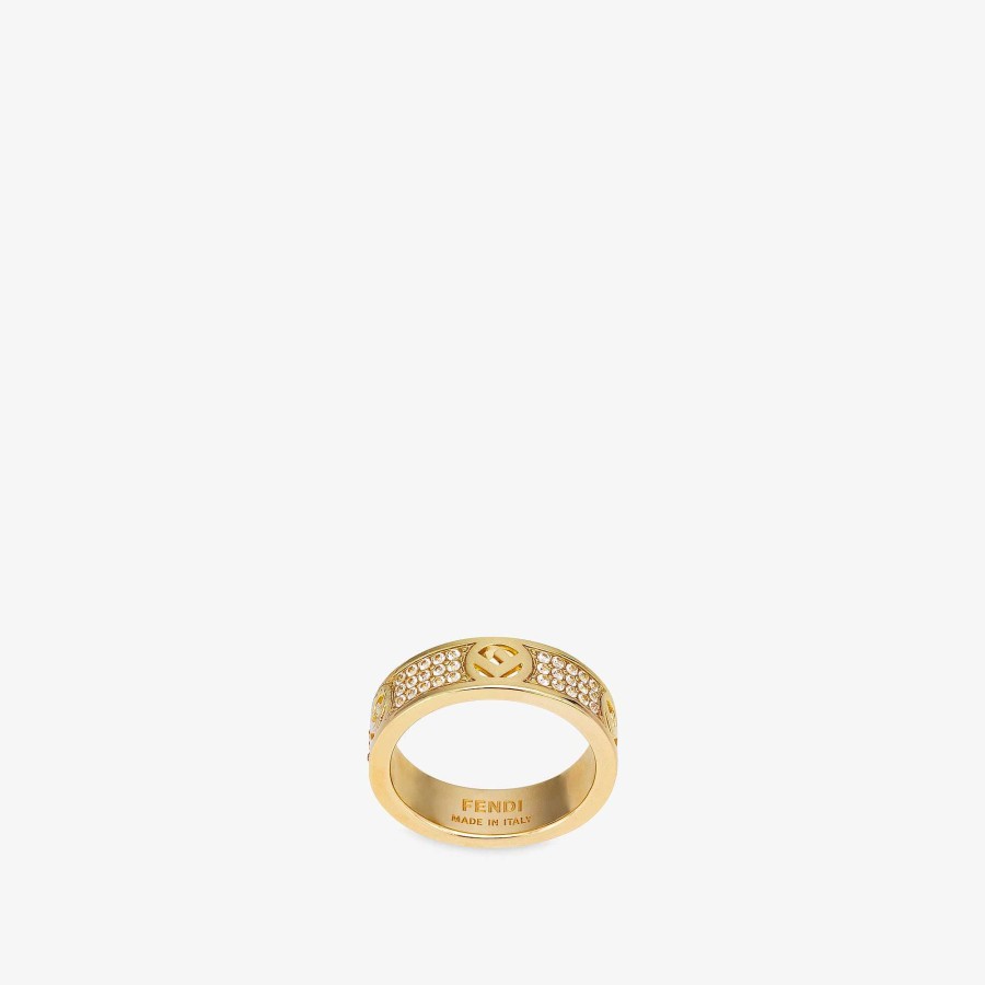 Women Fendi Rings | F Is Fendi Ring Gold