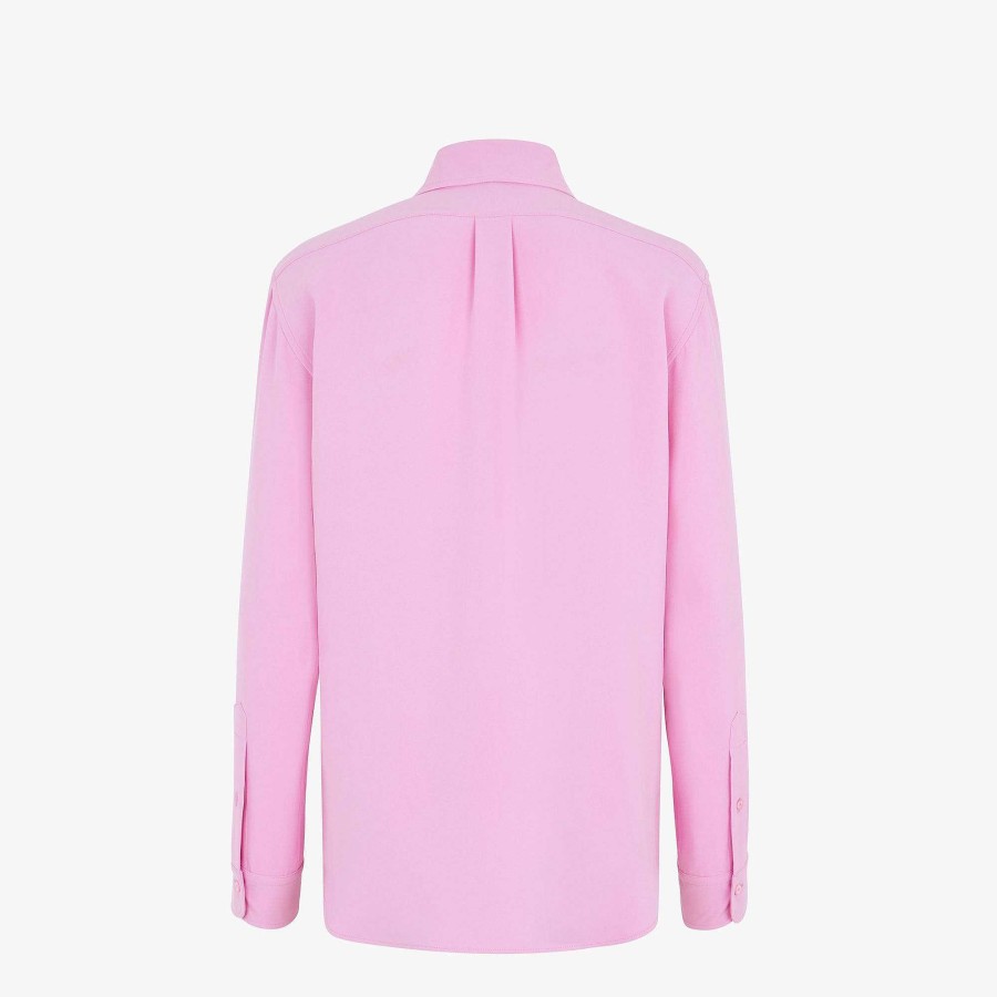 Women Fendi Tops & Shirts | Shirt Pink