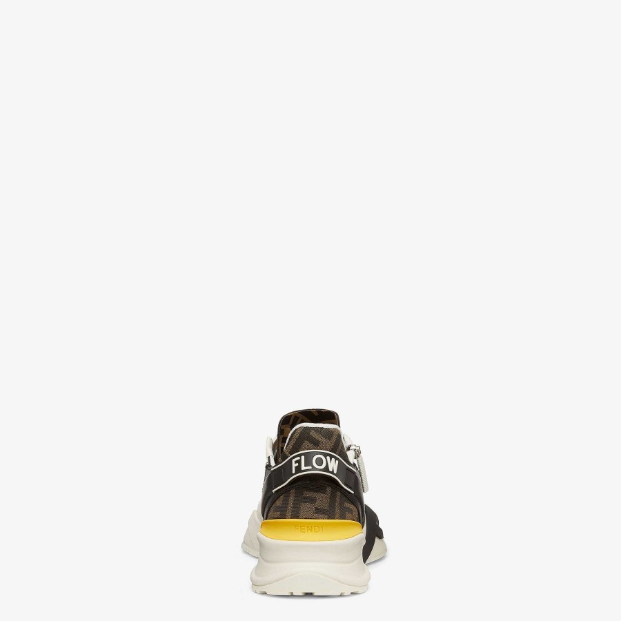 Men Fendi Sneakers | Fendi Flow Sneakers White