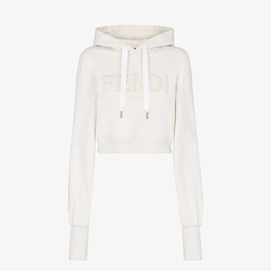 Women Fendi T-Shirts & Sweatshirts | Sweatshirt White