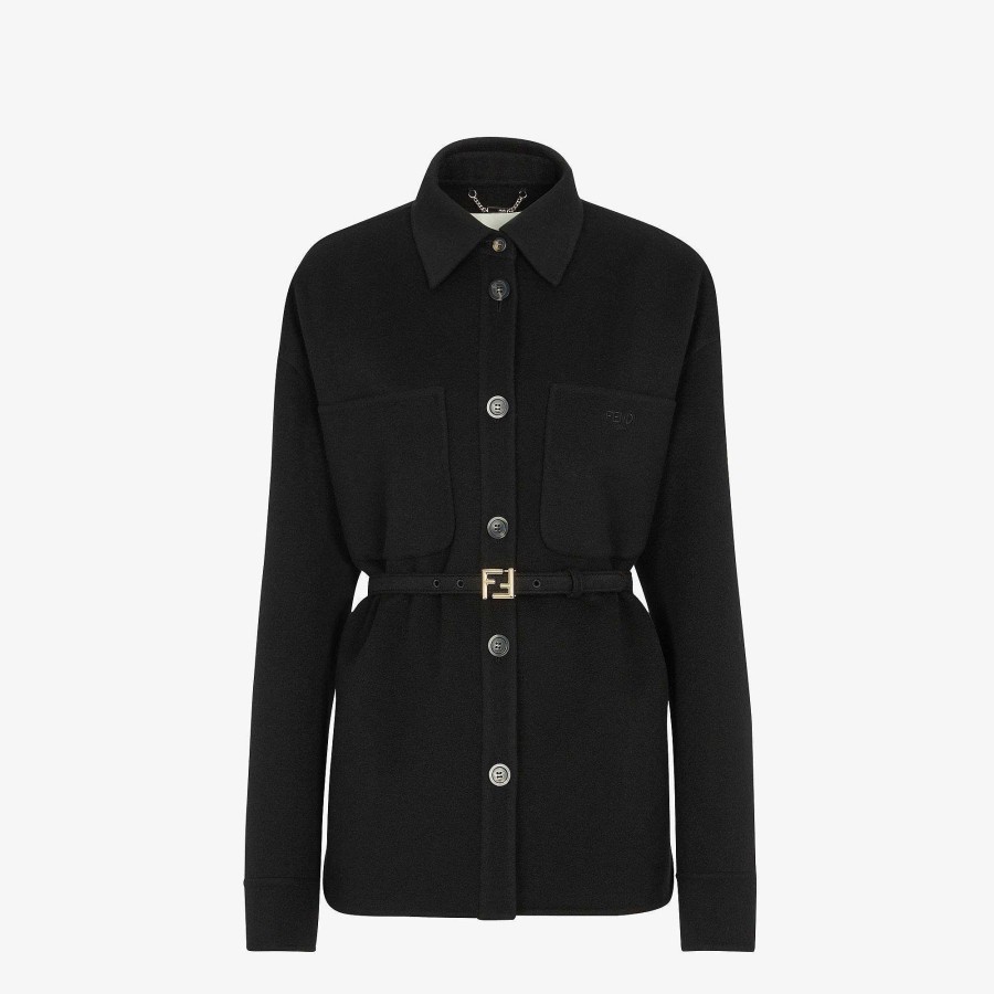 Women Fendi Jackets | Jacket Black