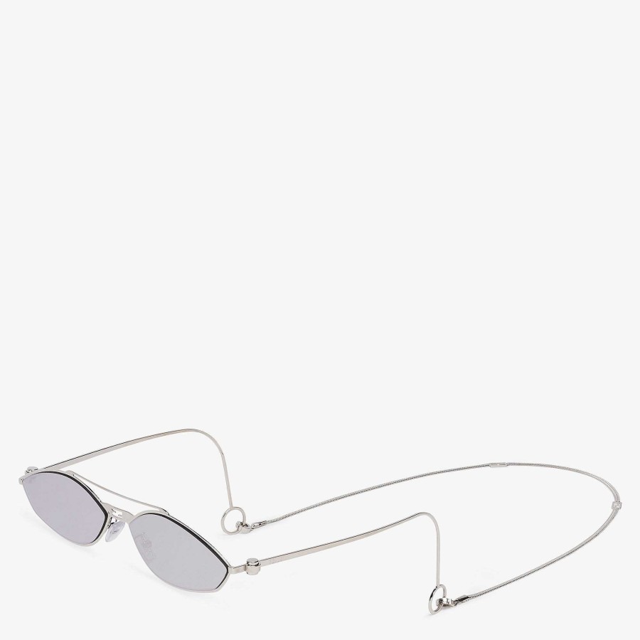 Women Fendi Sunglasses | Baguette Gold