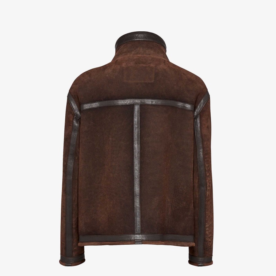 Men Fendi Outerwear | Blouson Brown