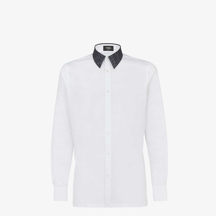 Men Fendi Shirts | Shirt White