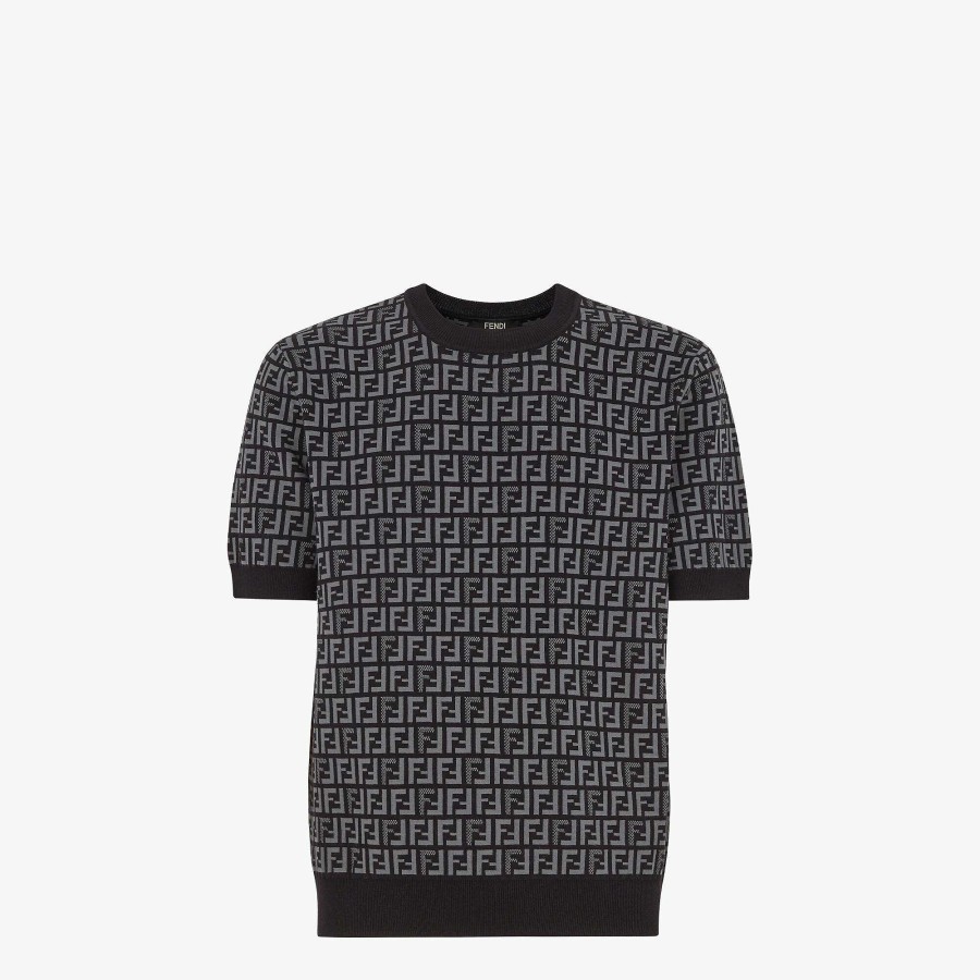 Men Fendi Knitwear | Jumper Black