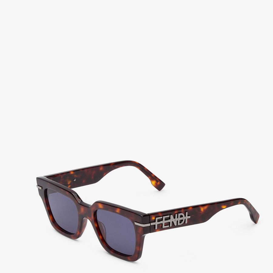 Men Fendi Sunglasses | Fendigraphy Brown