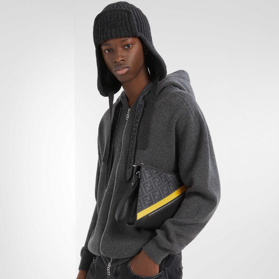 Men Fendi Knitwear | Cardigan Gray