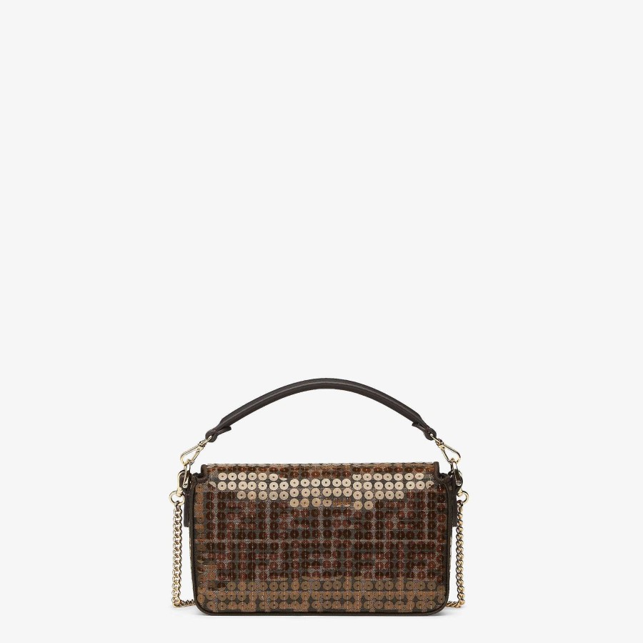 Women Fendi Shoulder & Crossbody Bags | Baguette Mini Brown