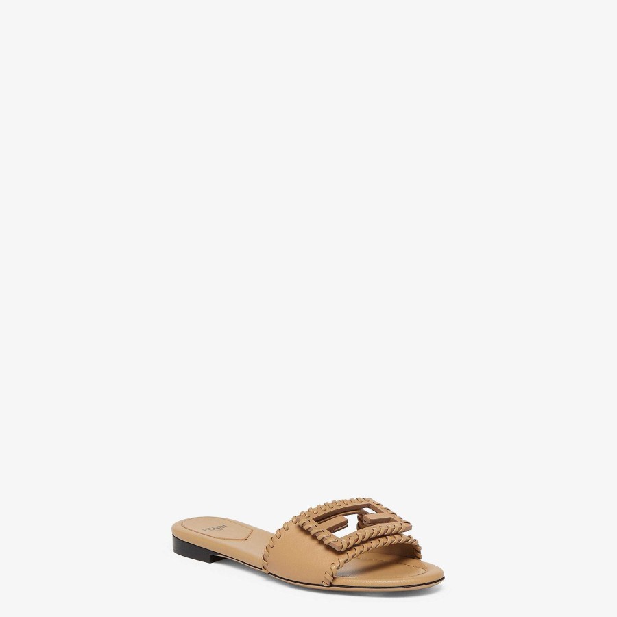 Women Fendi Sandals & Slides | Baguette Beige