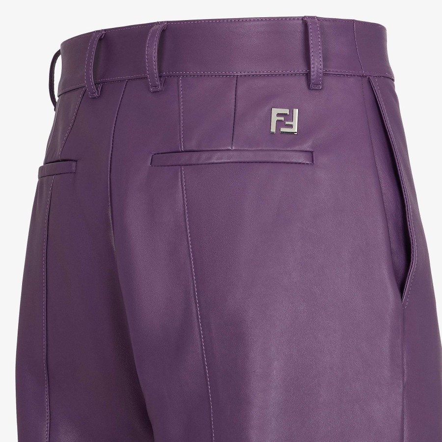 Men Fendi Pants & Shorts | Pants Purple