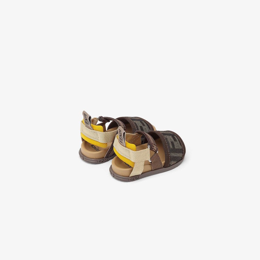 Kids Fendi Shoes | First Steps Sandals Multicolor