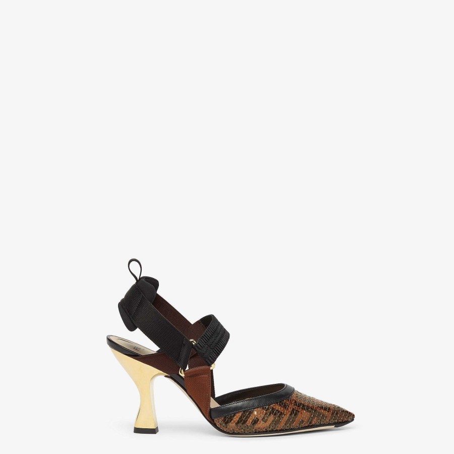 Women Fendi Pumps & Slingbacks | Colibri Black