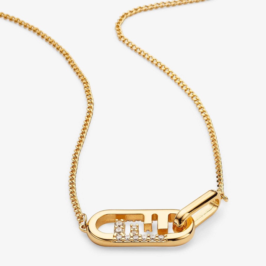 Women Fendi Necklaces | O'Lock Necklace Gold