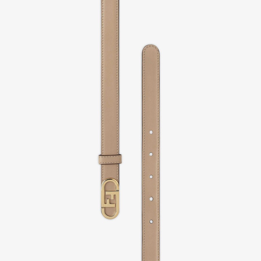 Women Fendi Belts | Fendi O'Lock Belt Beige