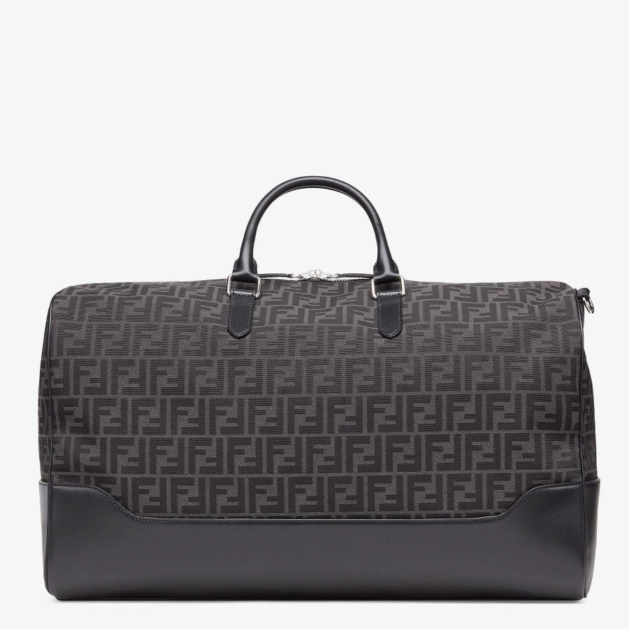 Men Fendi Travel Bags | Large Duffle Bag Gray