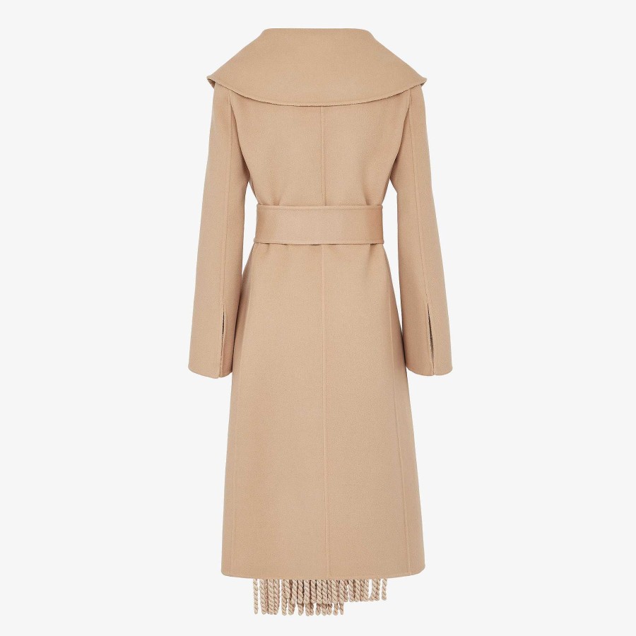 Women Fendi Outerwear | Coat Beige