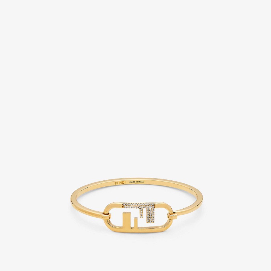 Women Fendi Bracelets | O'Lock Bracelet Gold