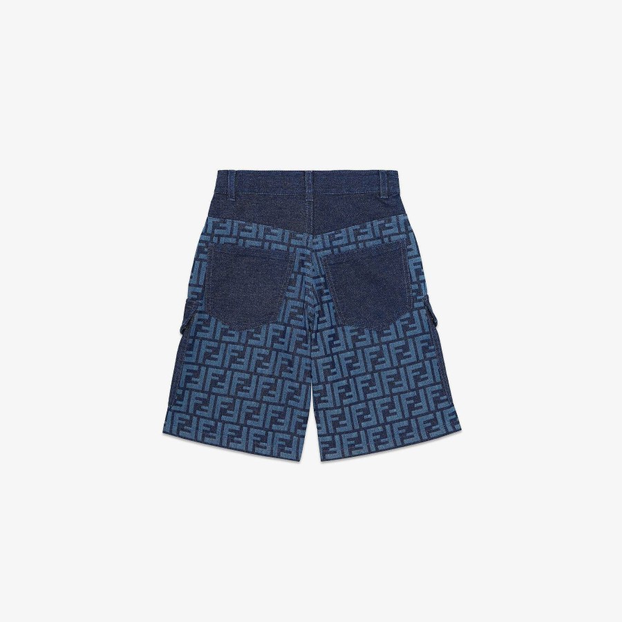 Kids Fendi Clothing | Junior Bermudas Blue