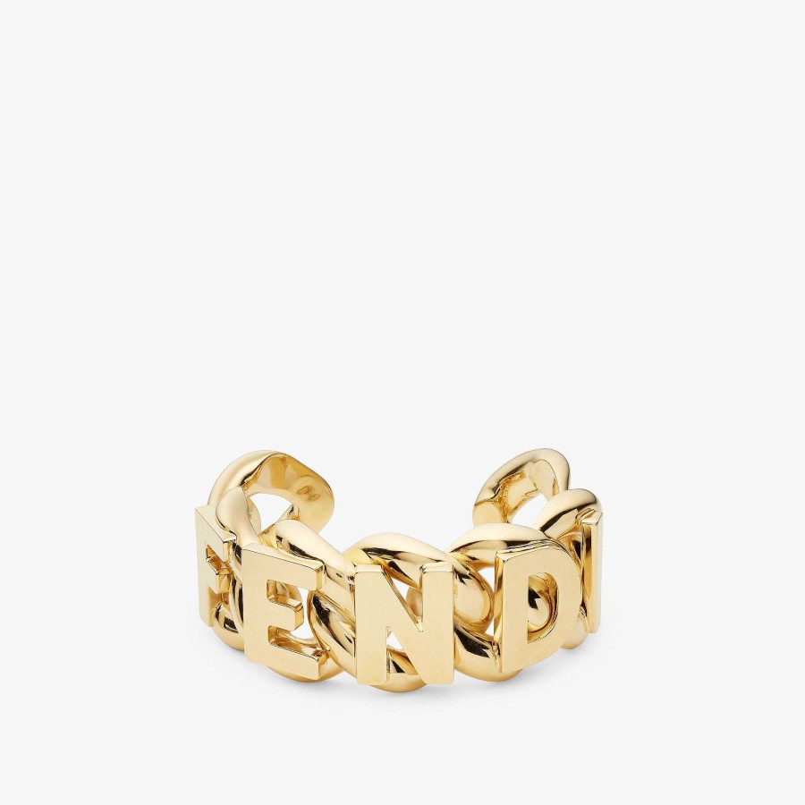 Women Fendi Bracelets | Fendigraphy Bracelet Gold