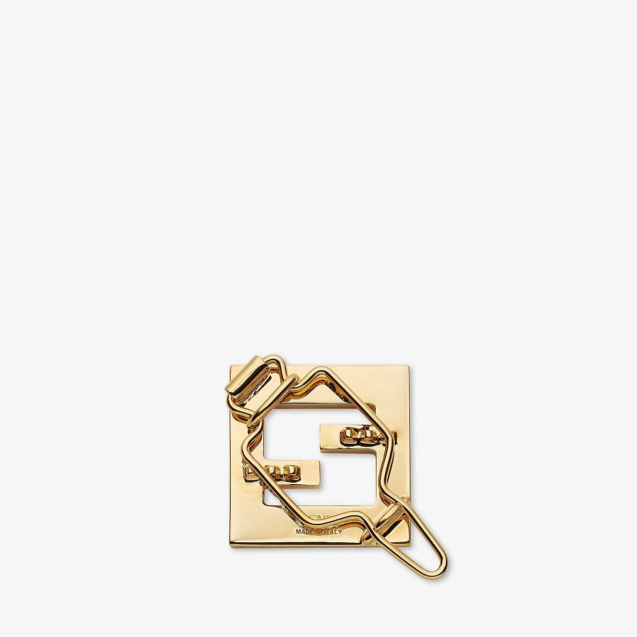 Women Fendi Hair Accessories | Forever Fendi Hair Clip Gold