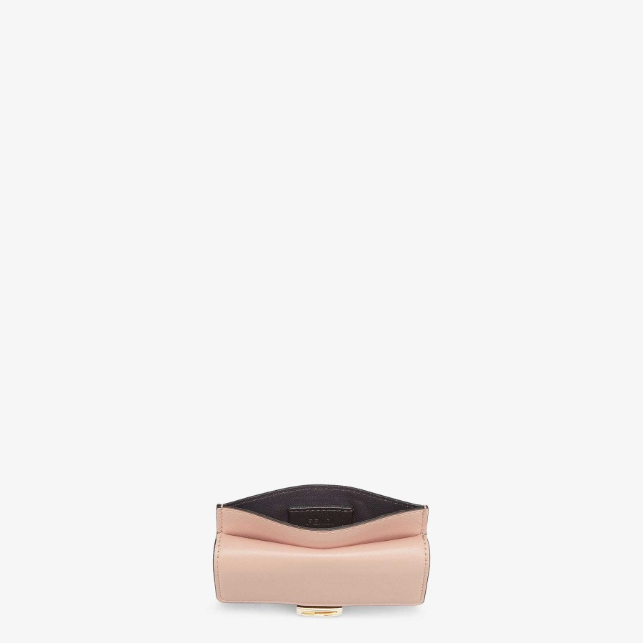 Women Fendi Card Holders & Small Accessories | Baguette Card Holder Pink