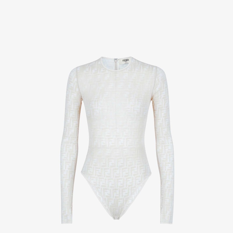 Women Fendi Tops & Shirts | Body White