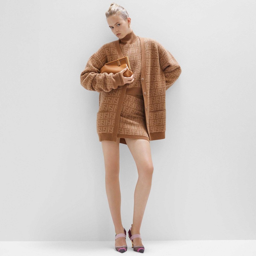 Women Fendi Coordinated Sets | Cardigan Brown