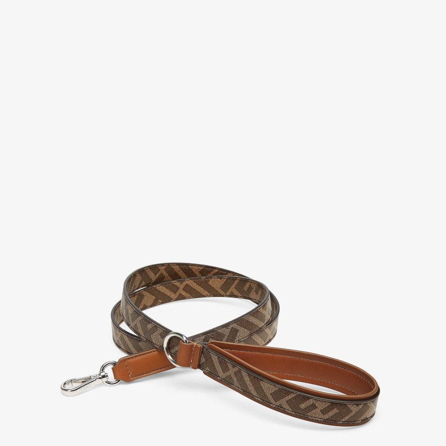 Men Fendi Pet Accessories | Dog Leash Brown