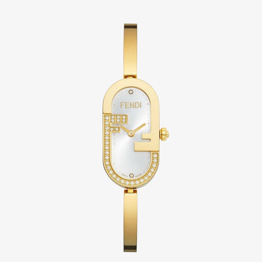 Women Fendi Bracelets | O'Lock Vertical Gold