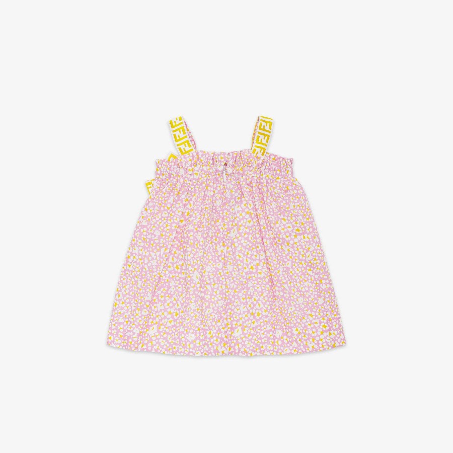 Kids Fendi Baby Girl | Baby Dress Multicolor