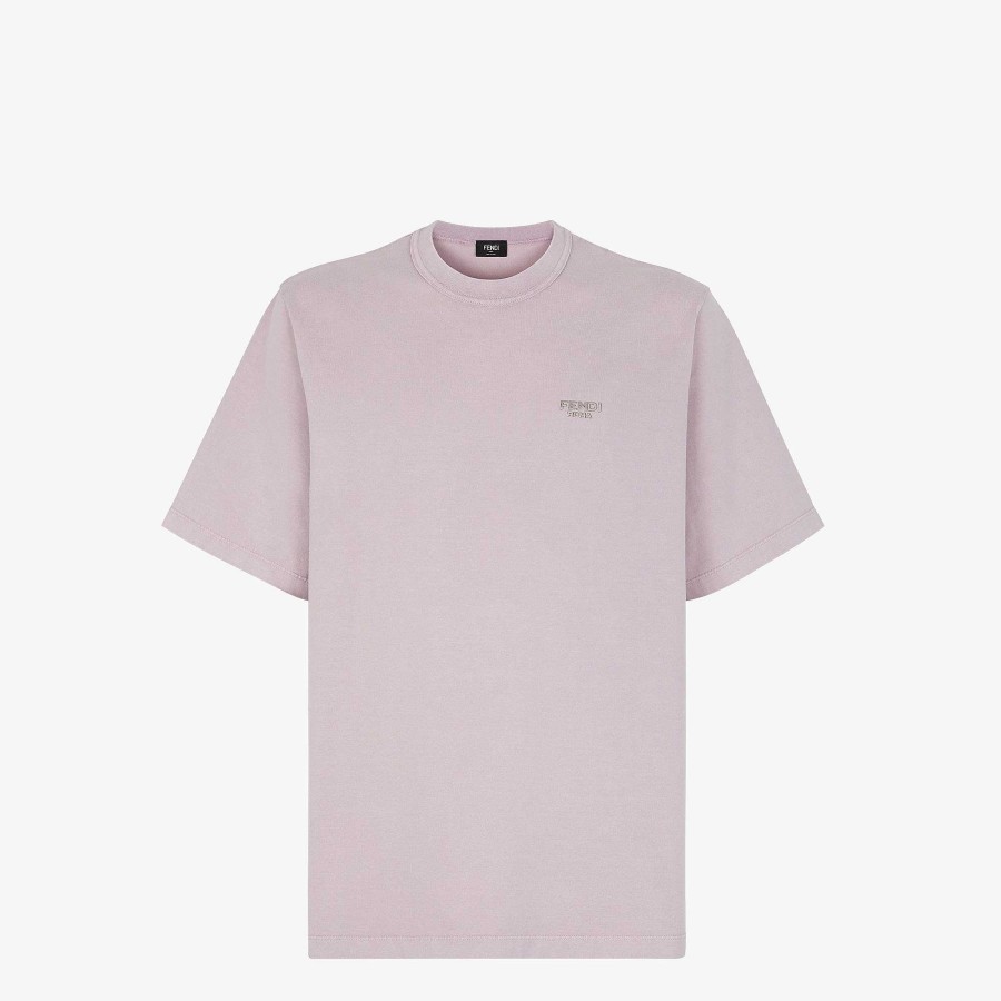 Men Fendi T-Shirts & Polos | T-Shirt Purple