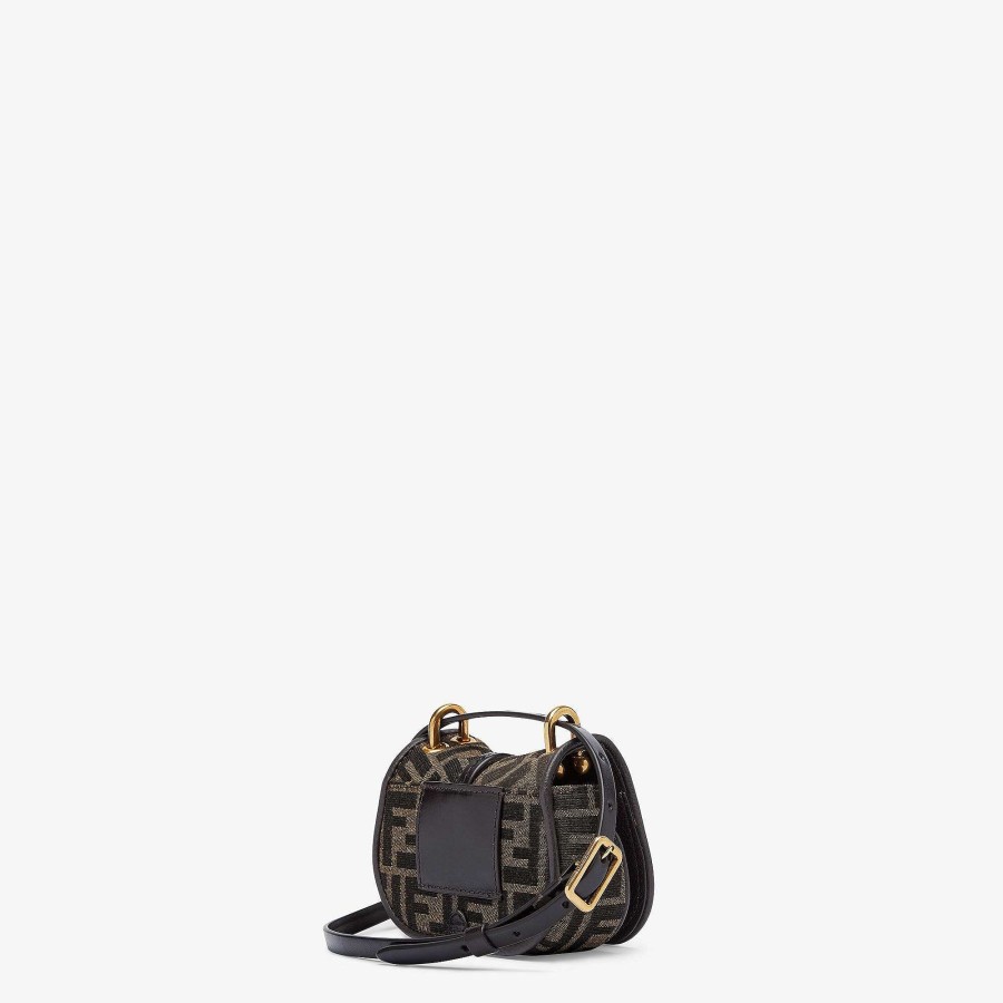 Women Fendi Miniature Bags | Fendi C'Mon Nano Brown