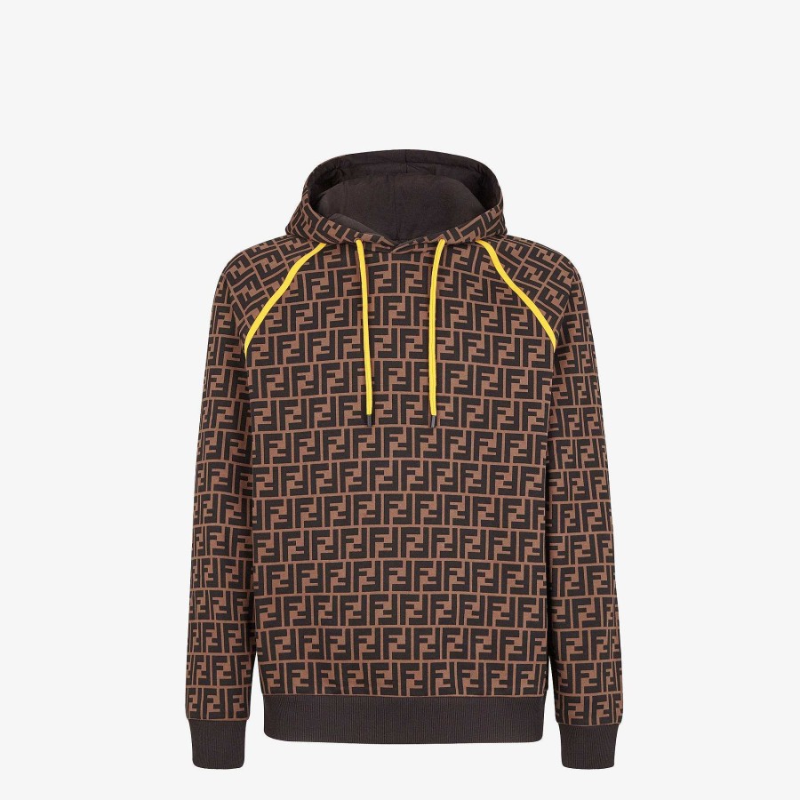 Men Fendi Sweatshirts | Sweatshirt Brown