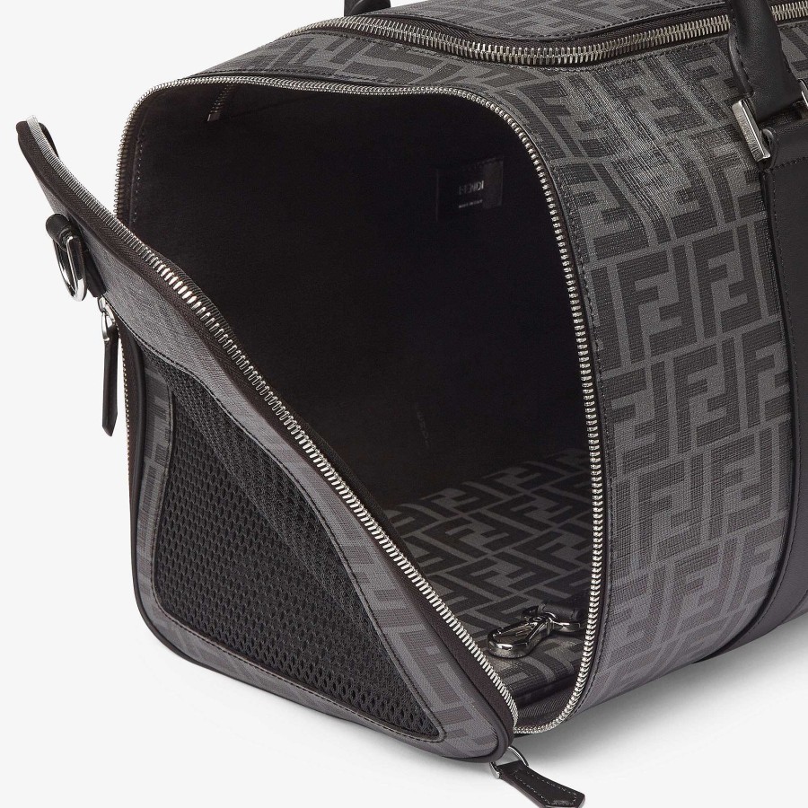 Men Fendi Pet Accessories | Pet Carrier Black