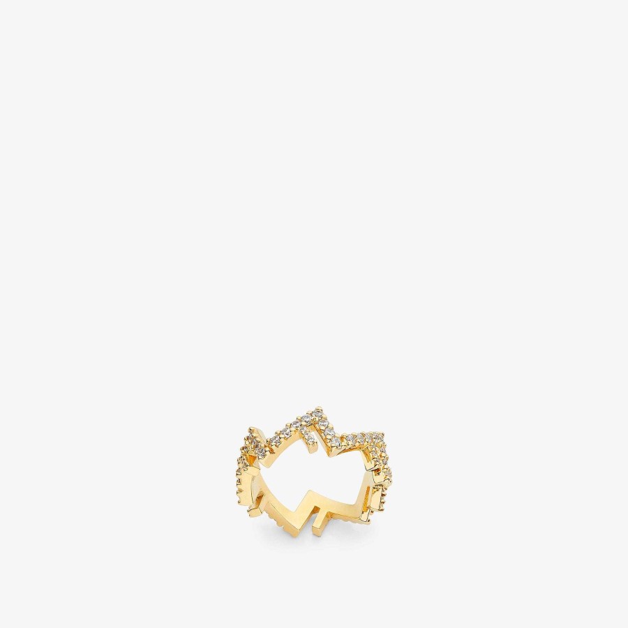 Women Fendi Rings | Ring Gold