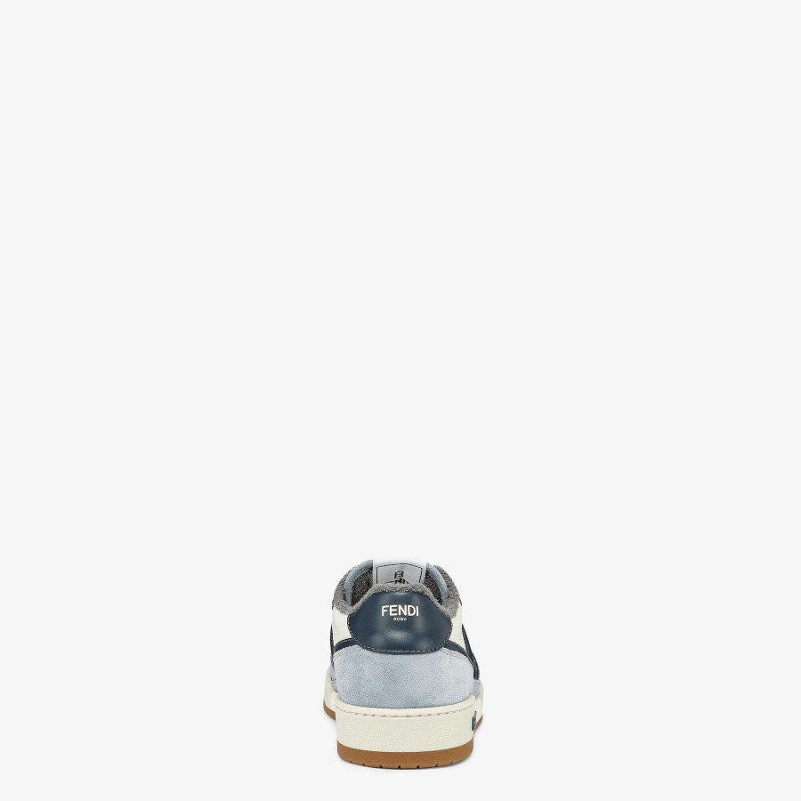 Men Fendi Sneakers | Fendi Match Light Blue