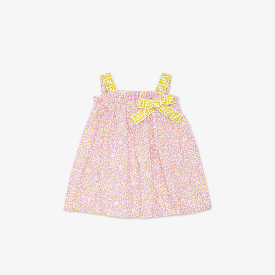 Kids Fendi Baby Girl | Baby Dress Multicolor