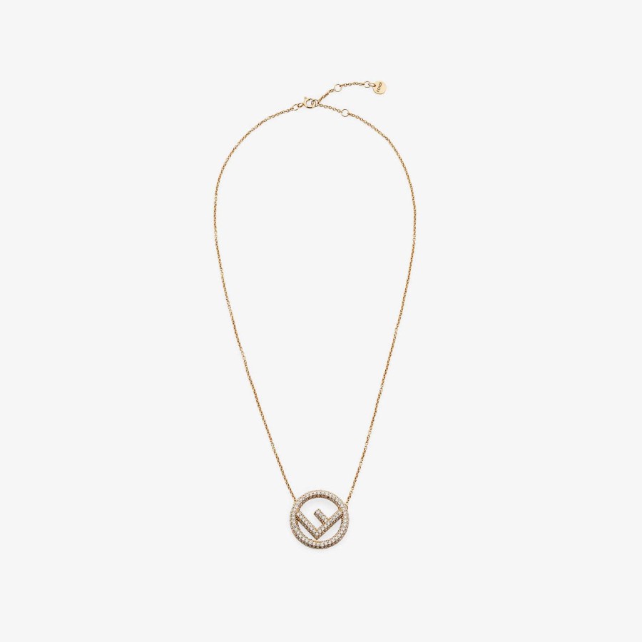 Women Fendi Necklaces | F Is Fendi Necklace Gold