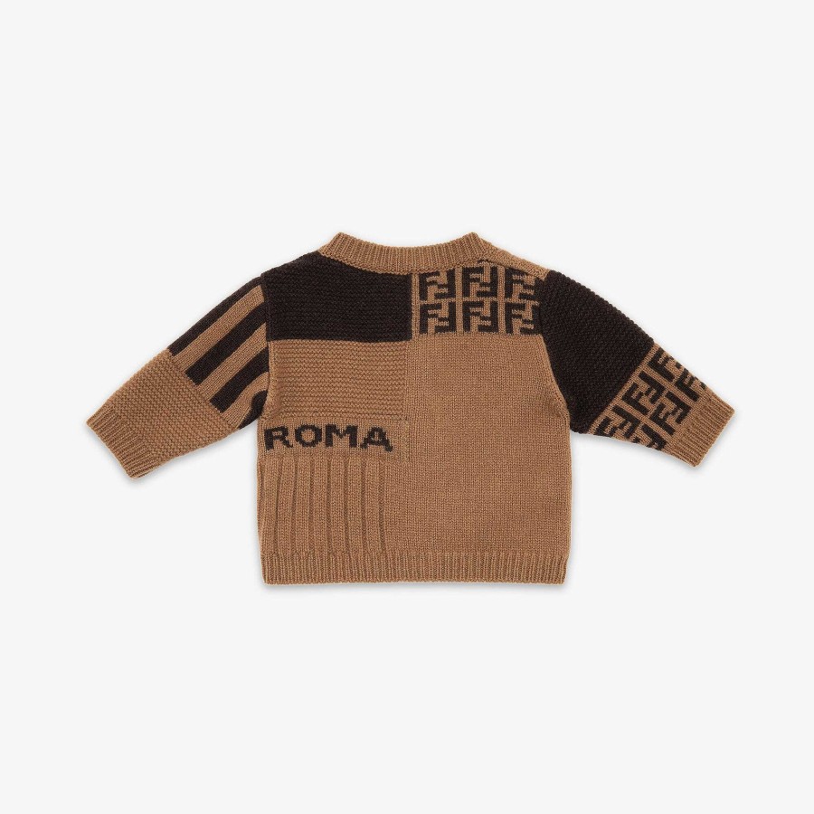 Kids Fendi Baby Boy | Baby Cardigan Brown