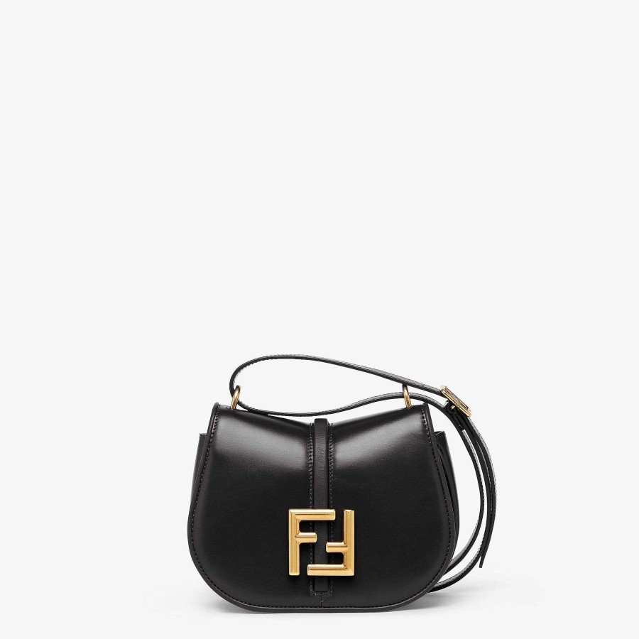 Women Fendi Shoulder & Crossbody Bags | C'Mon Mini Black