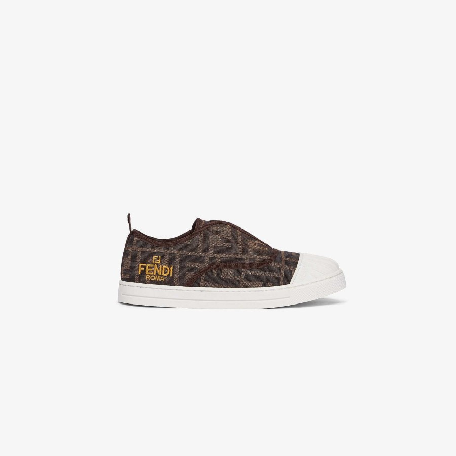 Kids Fendi Shoes | Junior Sneakers Brown