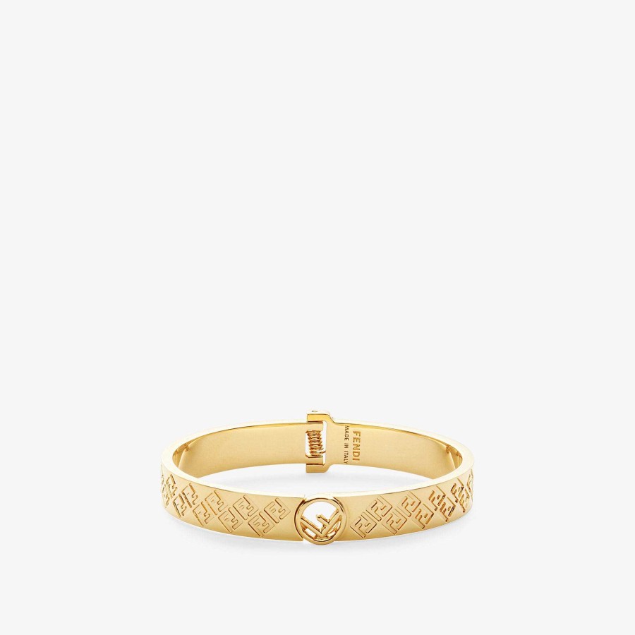 Women Fendi Bracelets | Ff Bracelet Gold