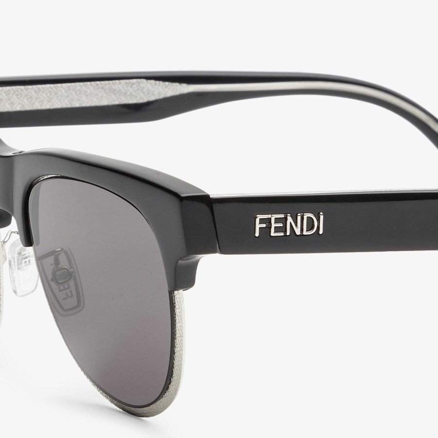 Men Fendi Sunglasses | Fendi Travel Black