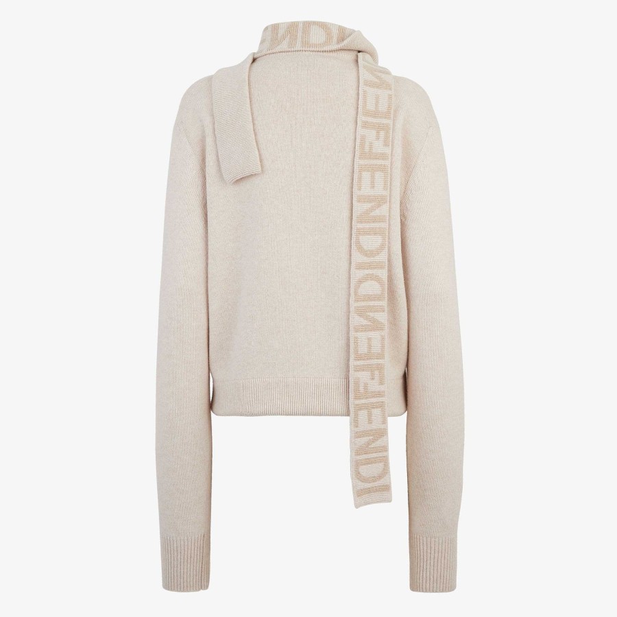 Women Fendi Knitwear | Sweater Beige